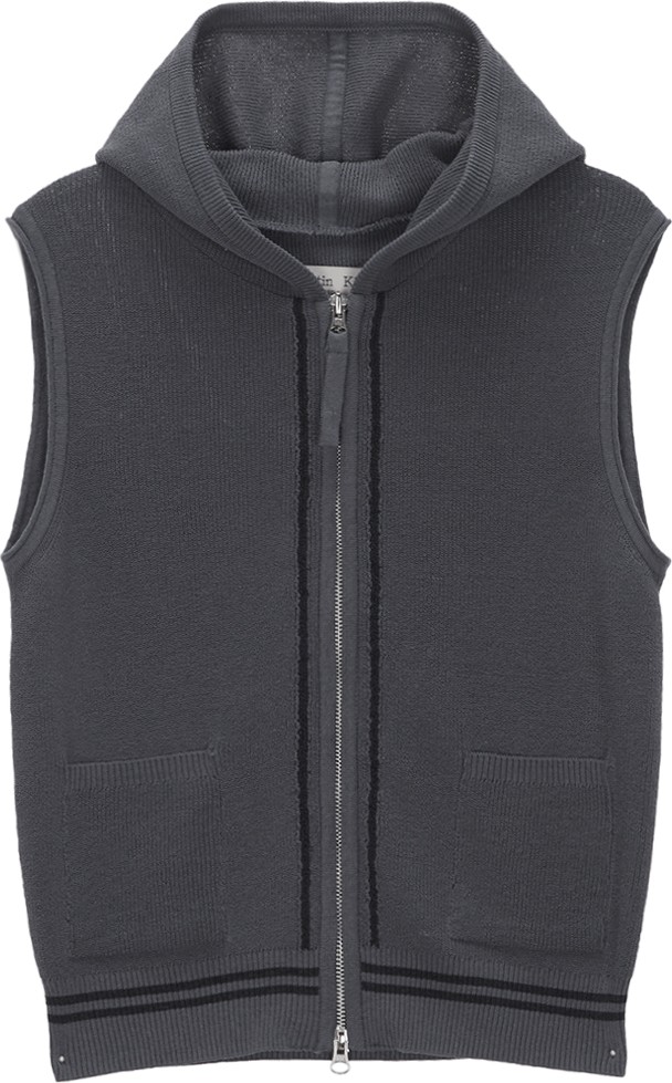 トップス Matin Kim HOODY POINT LOGO KNIT VEST Matin Kim Hoody