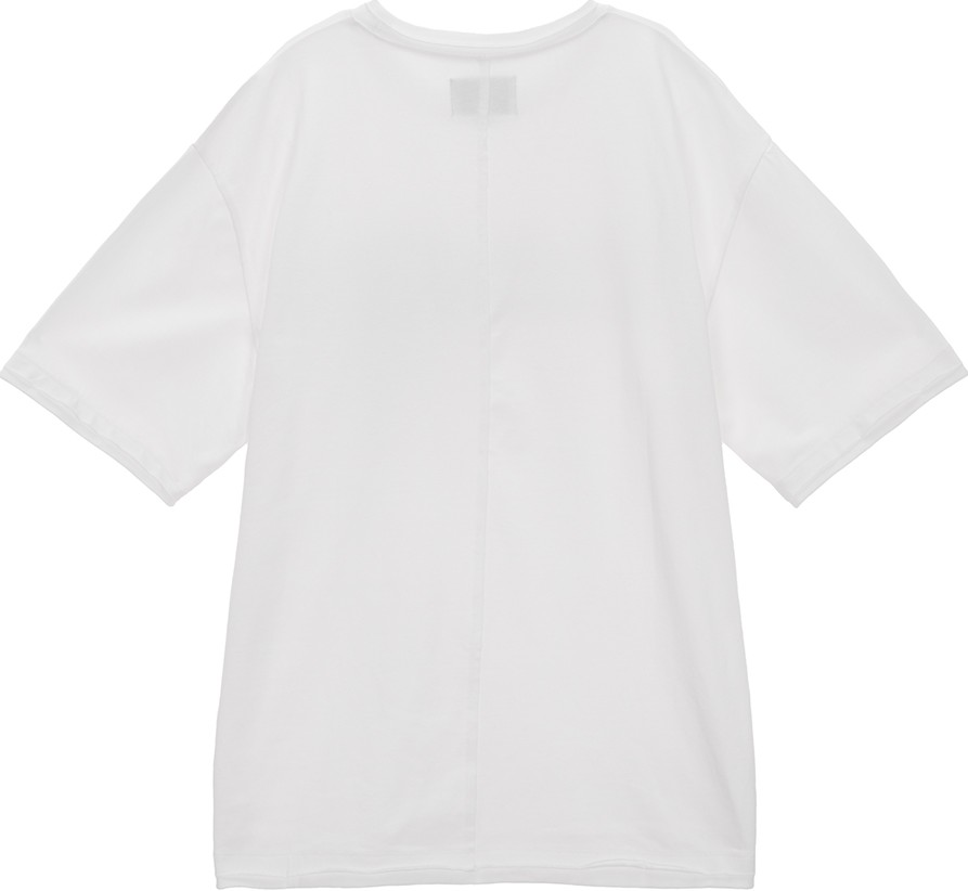 ★Matin Kim★ MATIN SHADE LOGO CROP TOP IN WHITE MK2434TS032 Matin Kim Matin Shade Logo Top In White | Basic Tees for
