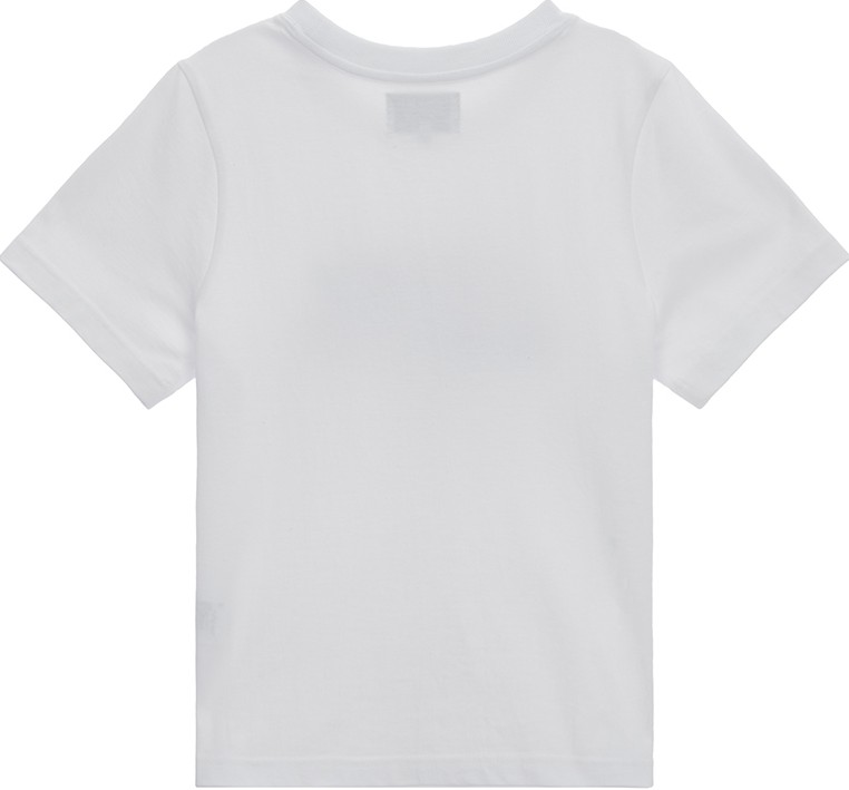Matin Kim Sun Embroidery Graphic Top In White | Basic Tees
