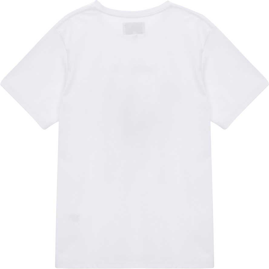 Tシャツ・カットソー [MATINKIM]ink lettering top in white Matin Kim Keyword Lettering Top In White | Basic Tees for