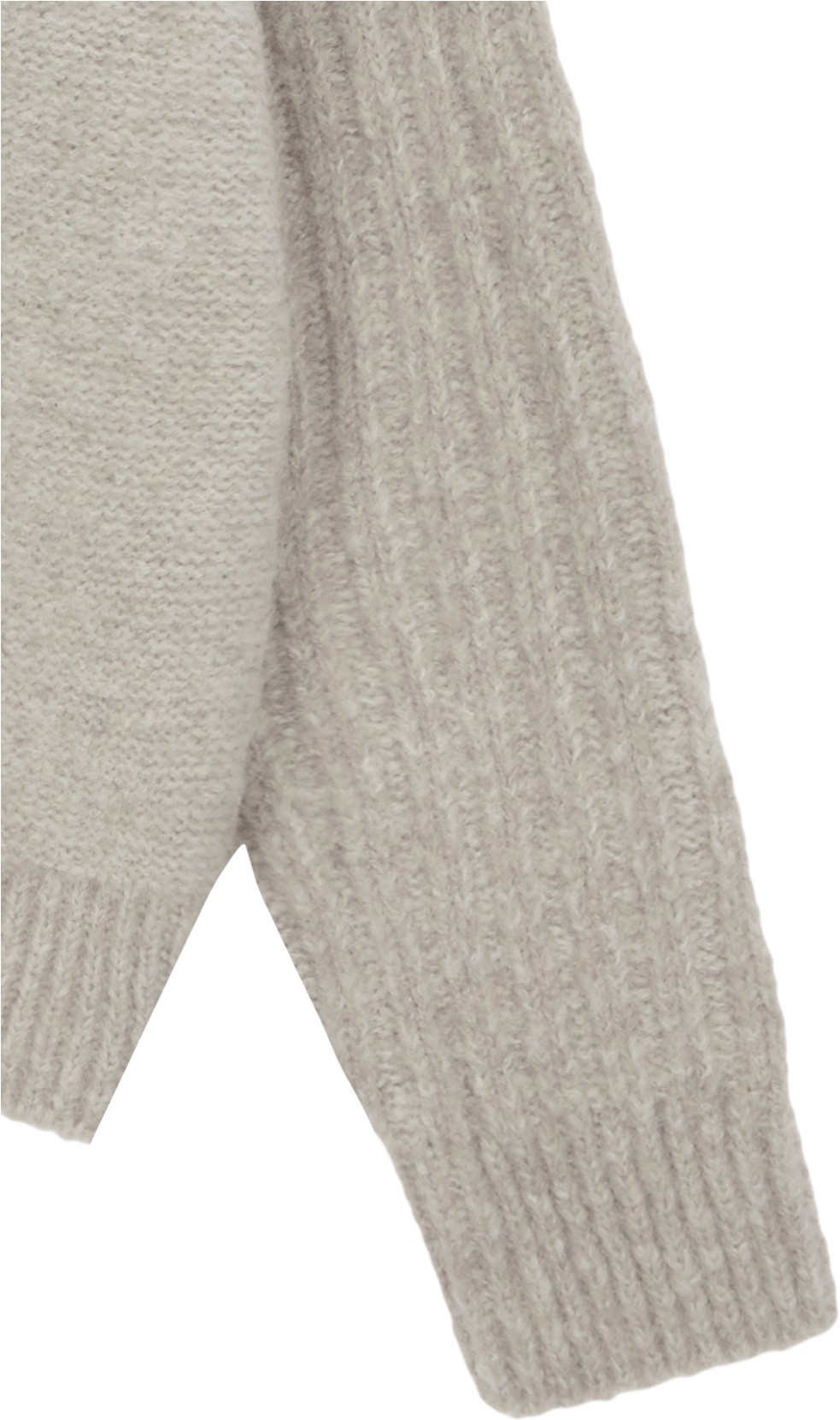 トップス Matin Kim KNIT SLEEVE BEIGE 中古・古着通販】martinkim (マーティンキム) MATIN BIG LOGO