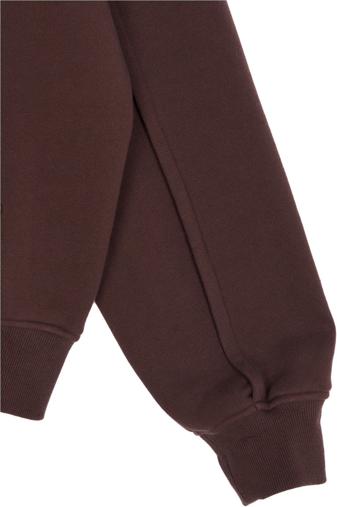 Matin Kim Oblique Pocket Hoody In Brown | Sweatshirts & Hoodies