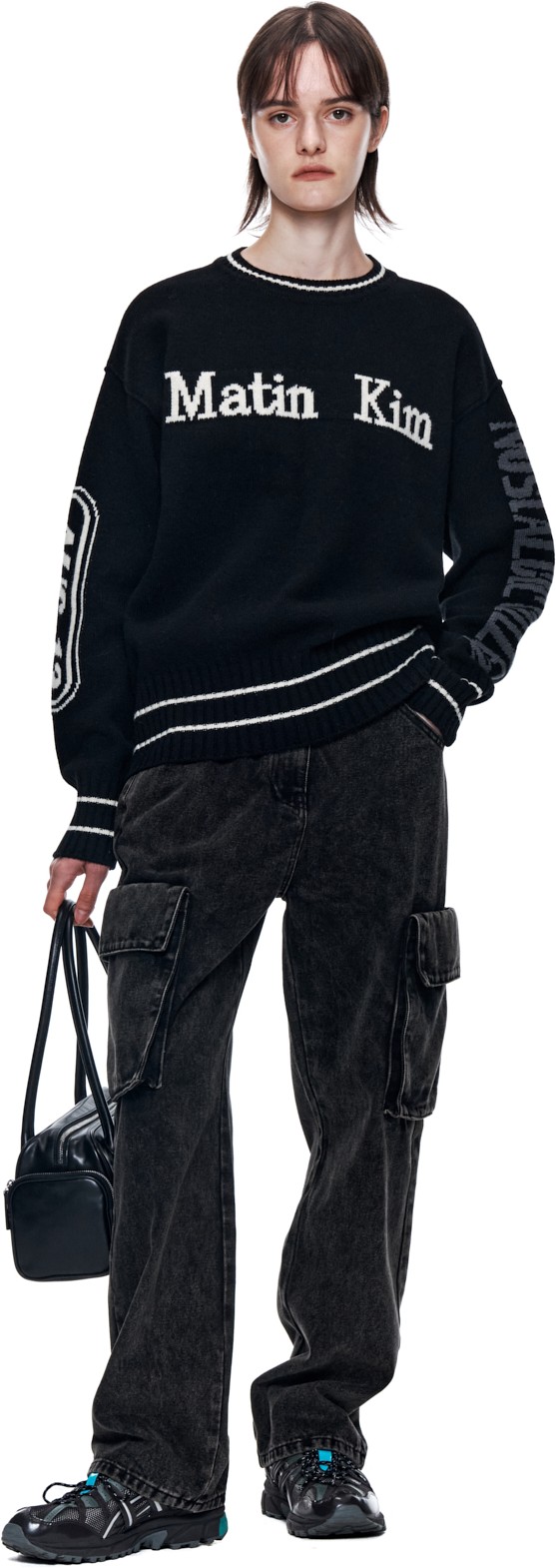 ★MATIN KIM ★MATIN SLEEVE LINE KNIT PULLOVER ☆MATIN KIM ☆MATIN SLEEVE LINE KNIT PULLOVER ニット・セーター