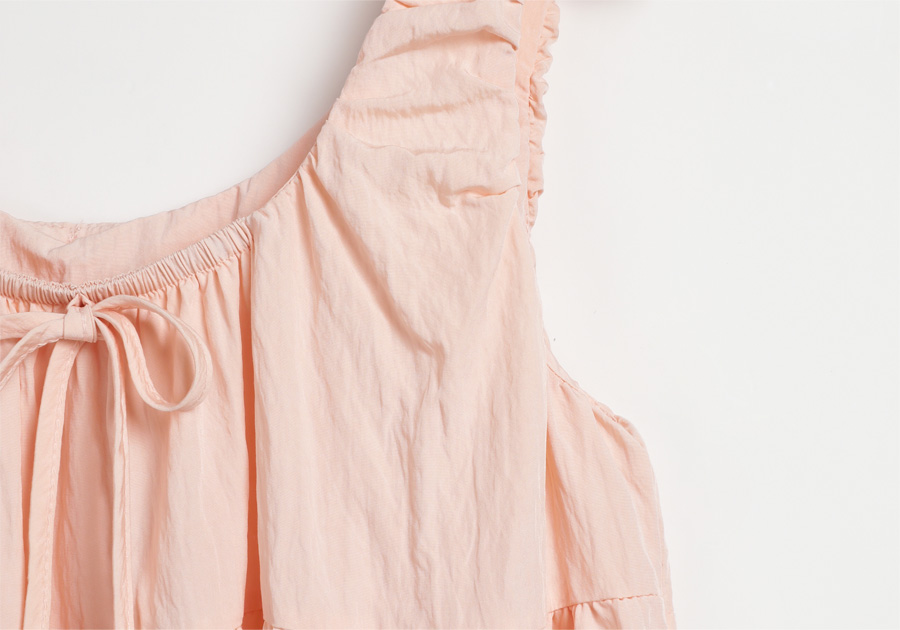 TWEE Ardee Shirring Sleeveless Blouse | KOODING