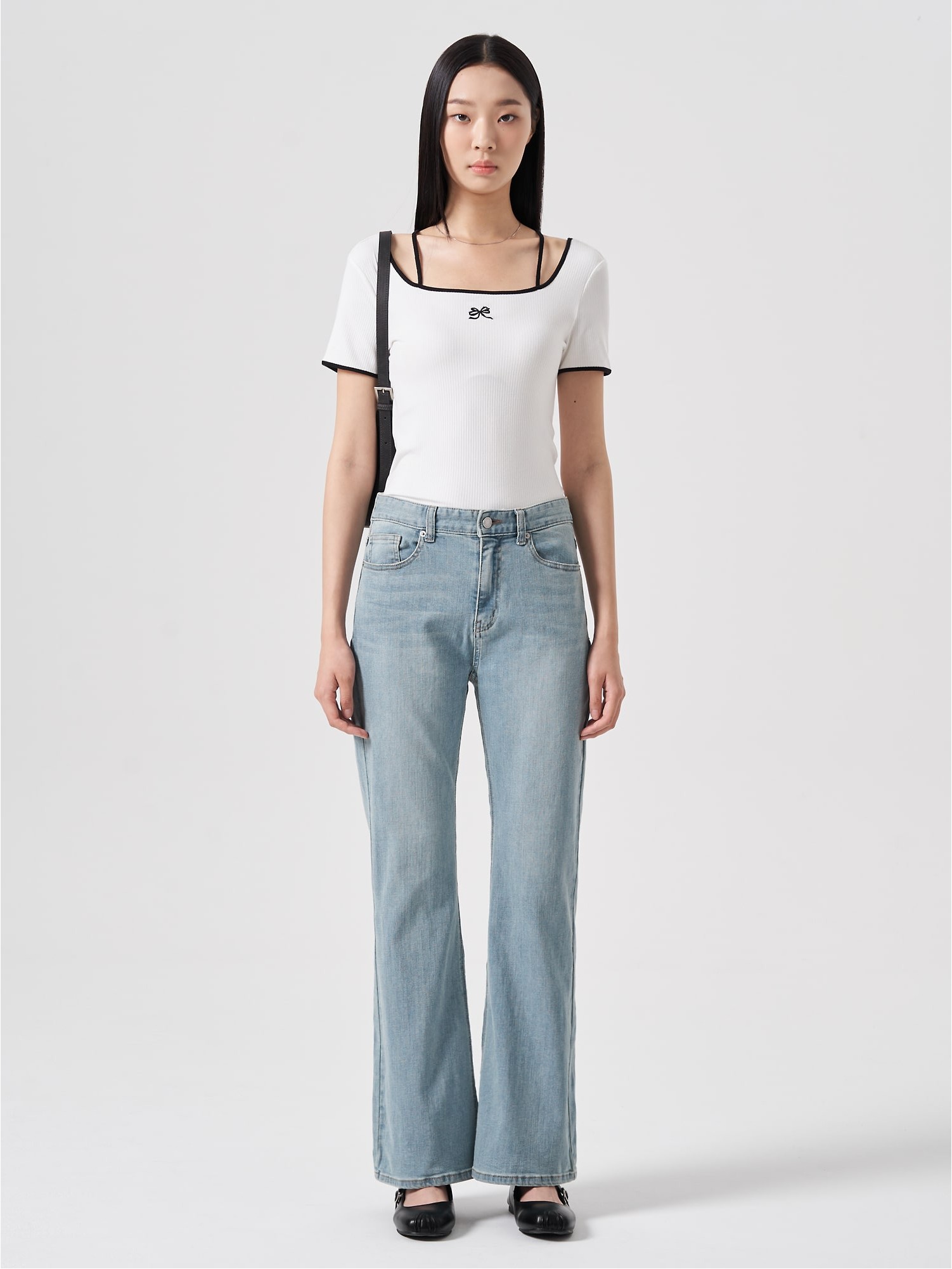 【U LAN】Dekki Semi Crop Bootcut Denim Pants Silver Jeans Co. Suki Mid Rise Skinny Bootcut Jeans | Dillard's