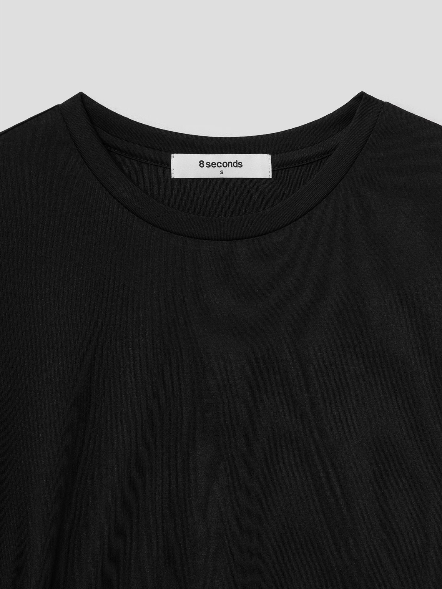 8seconds Side String Half Sleeve Tee Shirt Black | Basic