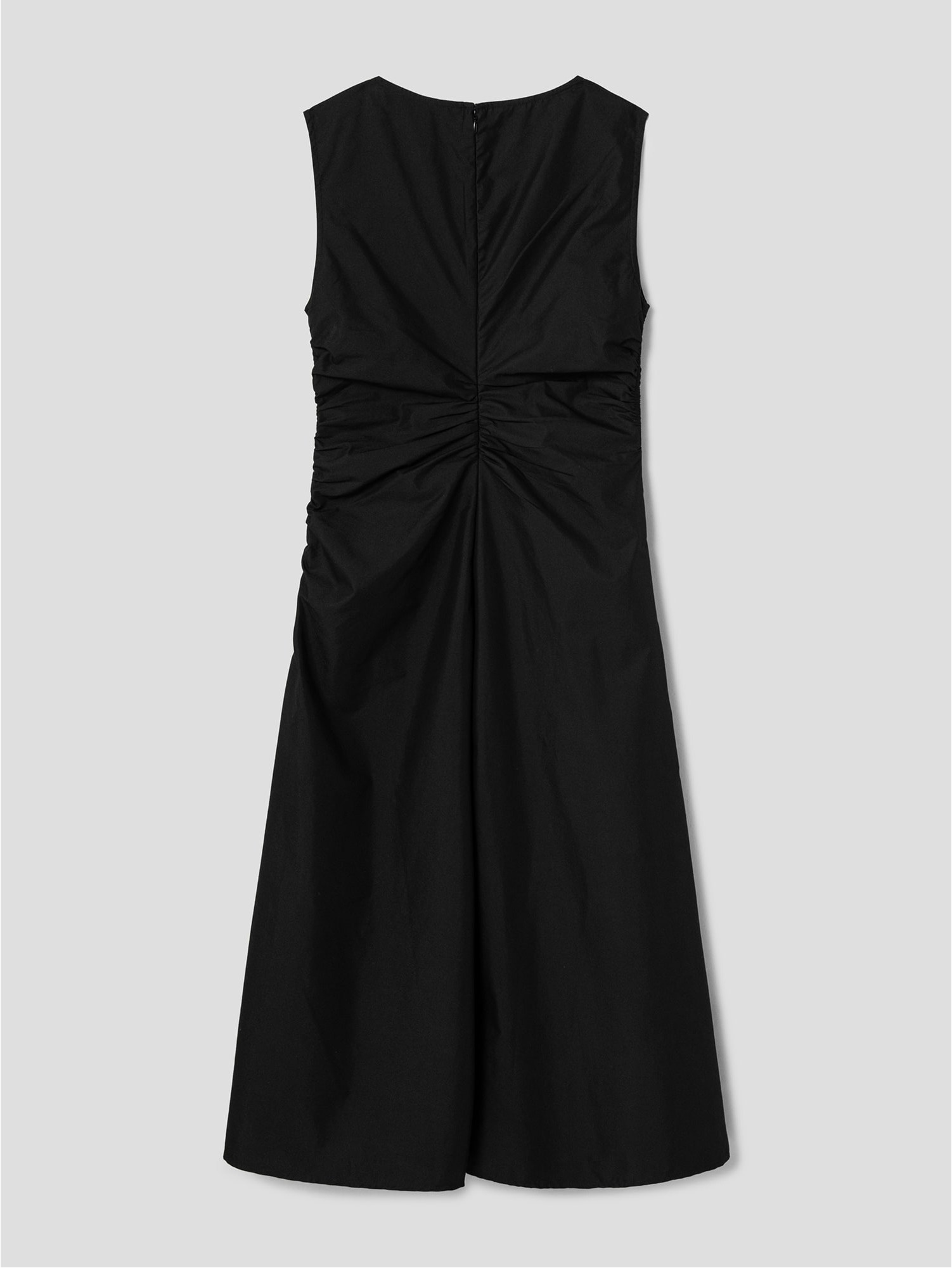 ● 8 SECONDS ● Sleeveless Side Shirring Dress 8seconds Shirred Sleeveless Dress Black | Basic Dresses for