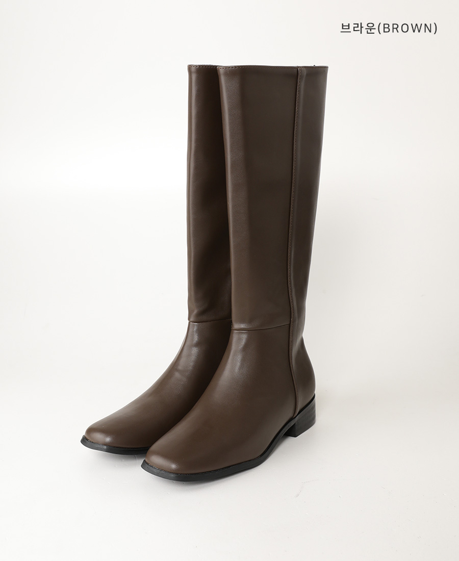 TWEE Viche Zipper Long Boots | KOODING