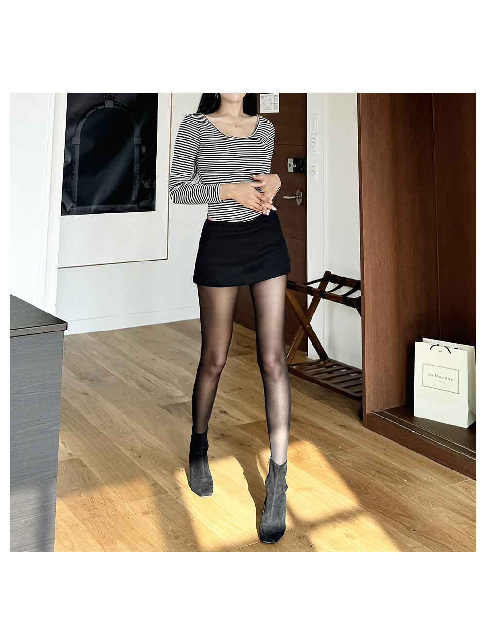 Zara Asymmetric Gabardine Blouse