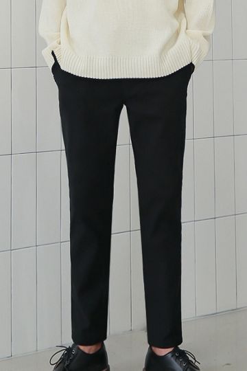 【BAON】[BAON] Semil Pintuck Slacks MUSINSA | LENUCU Men's] Wide pin tuck slacks (black)