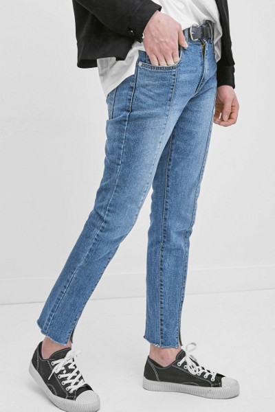 REDHOMME Retro Slit Jeans | Straight for Men | KOODING