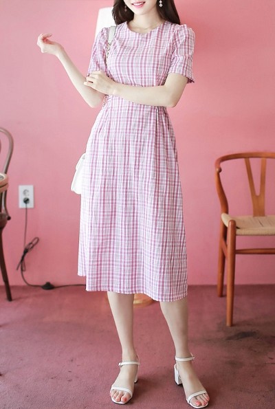 fiona Real Cool Plaid Dress | Pattern Dresses for Women | KOODING