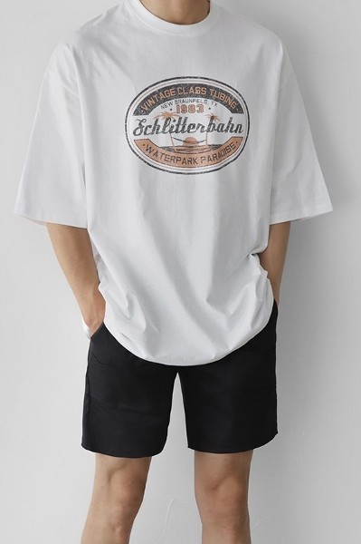 🇰🇷100% Authentic MLB Korea Common Basic Back Big Logo Short Sleeve T-shirt新款经典大logo短袖T恤