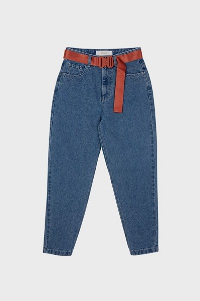 Elastic Baggy Denim 