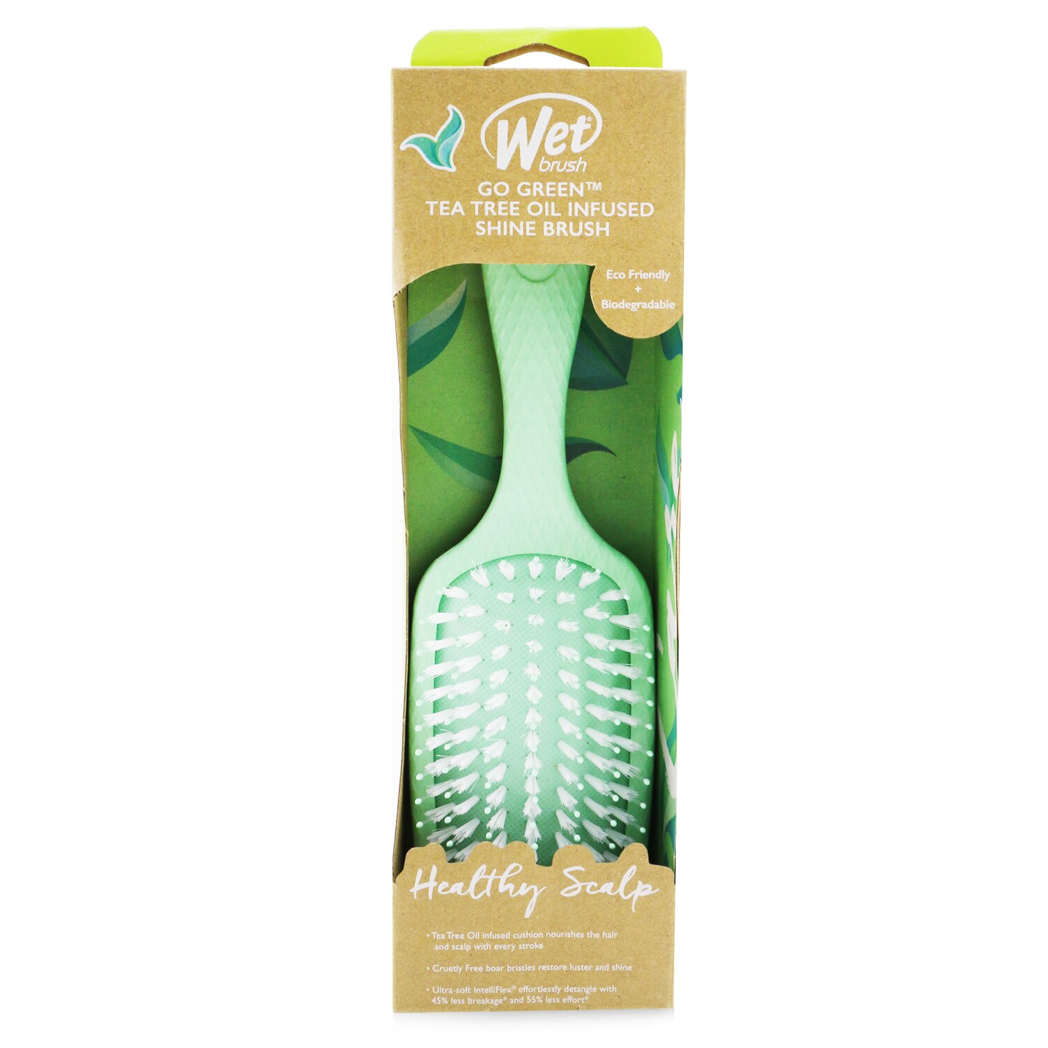 Wet Brush Go Green Mini Detangler - Green