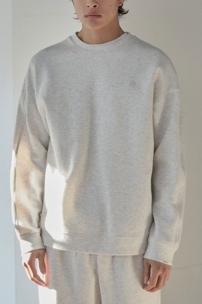 Covernat Unisex C Logo Sweatshirt Melange Gray | Sweatshirts