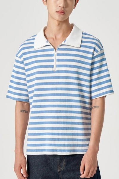Tシャツ・カットソー COVERNAT Rugby Round T-Shirt Khaki Q73863s.jpg