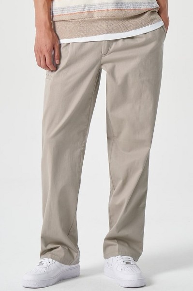 STYLEMAN Pintuck Wide Slacks | Chinos for Men | KOODING
