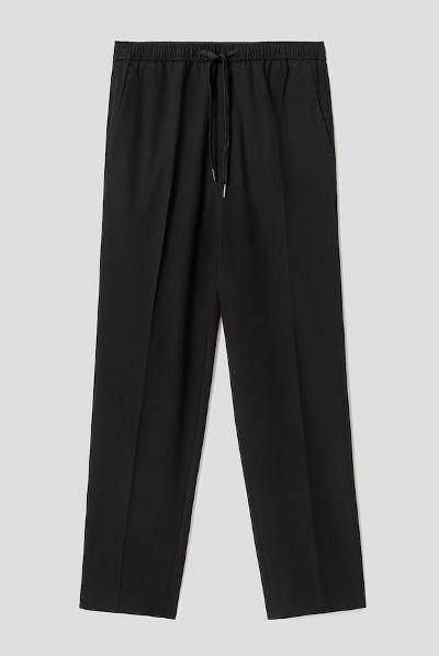 【SATIIIZ】[Made] Dype Pintuck Wide String Slacks STYLEMAN Pintuck Wide Slacks | Chinos for Men | KOODING