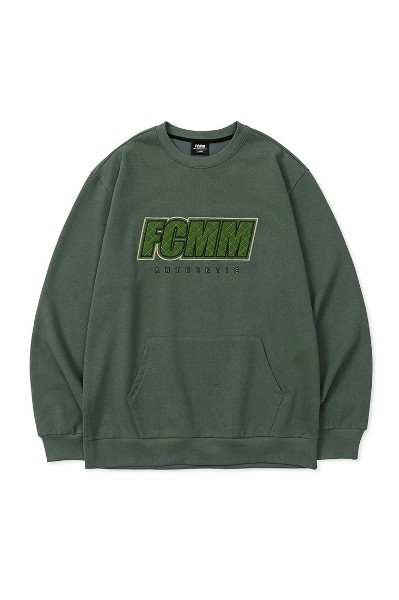 KIRSH Collection Utopia Wording Sweatshirt Salmon