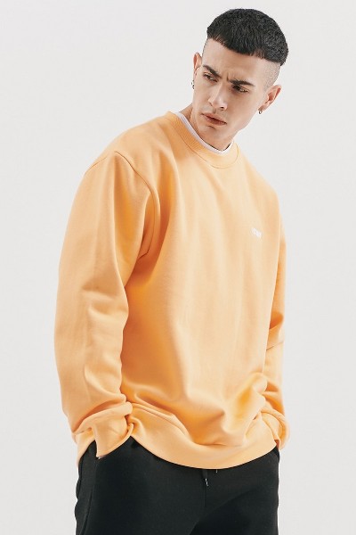 FCMM Unisex Club Essential Sweatshirt Salmon Orange