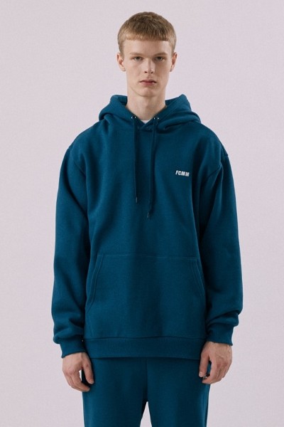 Covernat Unisex Authentic Logo Hoodie Zipup Dark Beige
