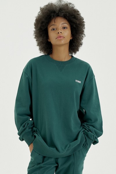 Covernat Unisex Clover Sweatshirt Mint | Sweatshirts
