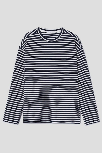Kodak Apparel Unisex Stereo Stripes Long Sleeve Tee Shirt