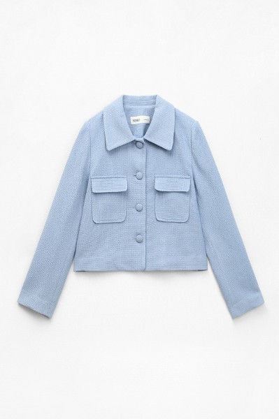 MIXXO Stand Collar Short Tweed Jacket | Jackets for Women