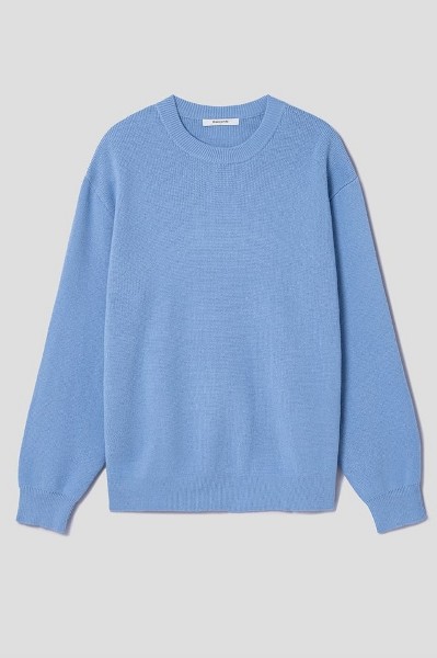 [COVERNAT]★LAMBSWOOL ARCH LOGO CREWNECK KNIT Covernat Unisex Lambs Wool Arch Logo Crew Neck Knit Ivory