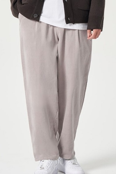 【SATIIIZ】[Made] Dype Pintuck Wide String Slacks Washed Pintuck wide pants Black - 감도 깊은 취향 셀렉트샵 29CM