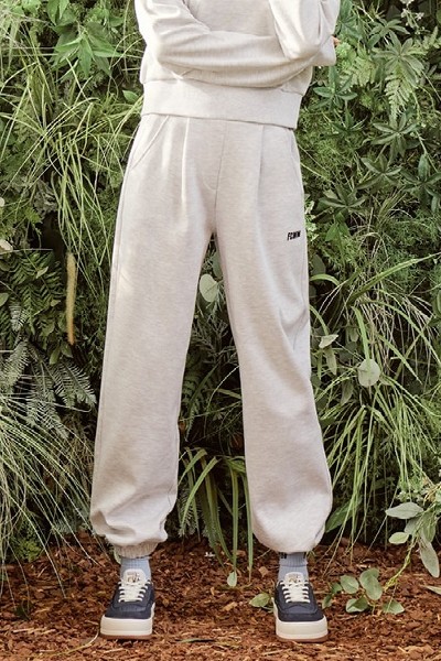 KIRSH Small Cherry Jogger Pants Melange Gray | Joggers