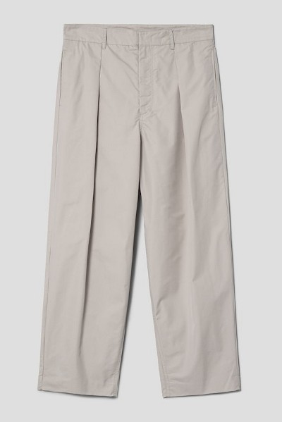 8seconds Twill One Tuck Wide Pants Khaki | Chinos for Men