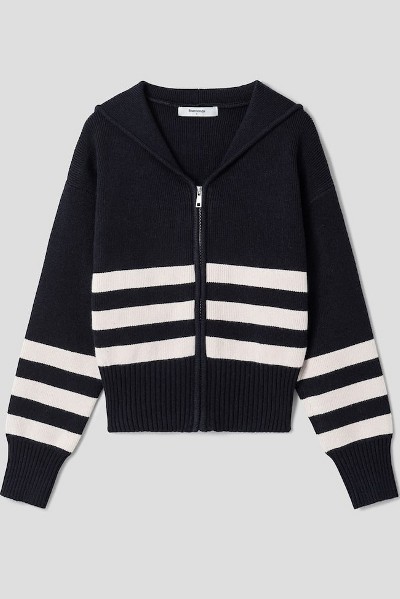Matin Kim Button Bolero Knit Cardigan In Ivory | Cardigans