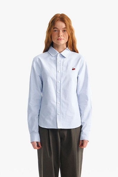 【SATIIIZ】Kabi Seersucker Check Shirt 8seconds Seersucker Zipup Short Sleeve Shirt Black | Casual