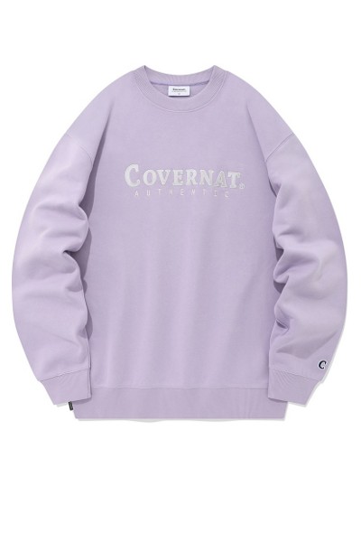 Covernat Unisex C Logo Crew Neck Knit Ivory | Sweatshirts