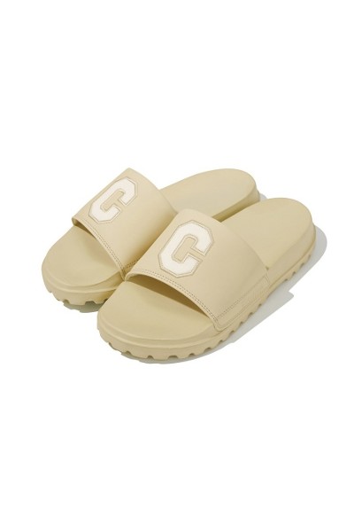 MLB Unisex Chunky Bouncer Slide LA Dodgers White | Slippers