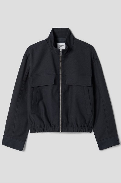 Covernat Unisex Padded Collar MA1 Jacket Beige | Bomber