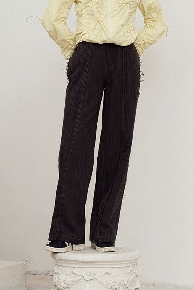 8seconds Pigment Corduroy Boot Cut Pants Gray | Straight for
