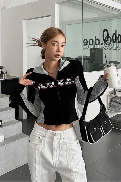 COVERNAT ♥ Women's Varsity Jacket Covernat Unisex C Logo Collar Varsity Jacket Green | Jackets