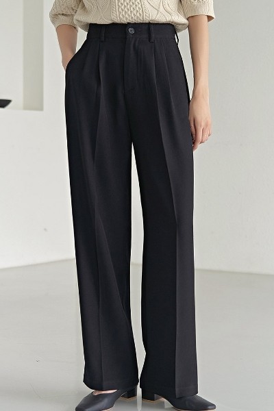 【BAON】[unisex] Lineo Banding Wide Pants ccomeng - Two line training wide banding pants - Codibook.