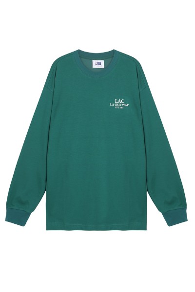 [COVERNAT]★24FW★韓国人気★AUTHENTIC LOGO SWEATSHIRT Covernat Unisex Authentic Logo Sweatshirt Lavender