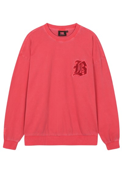 Covernat Unisex C Logo Half Zipup Sweatshirt Red