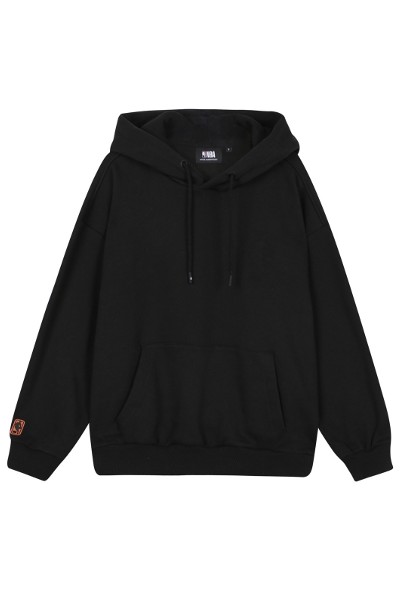 Kodak Apparel Unisex Essential Color Logo Hoodie Zipup Black