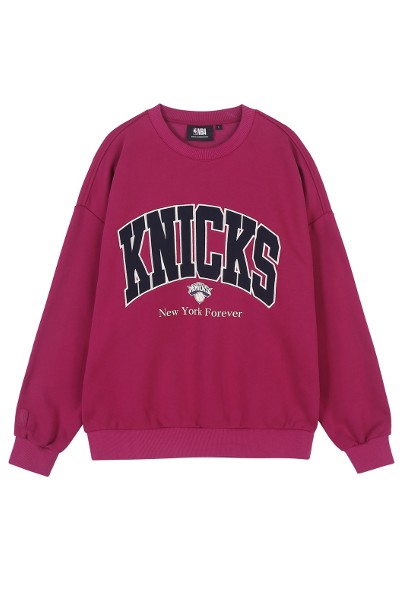 Matin Kim Big Logo Half Zip Sweatshirt In Black