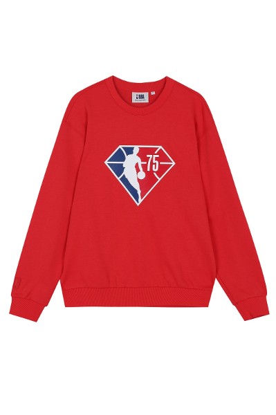 KIRSH Cherry Planet Graphic Crop Sweatshirt Black