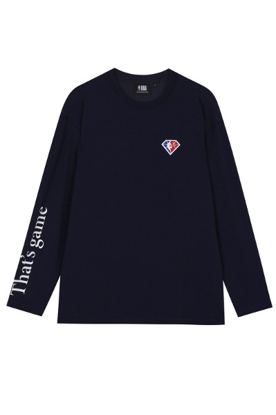 Covernat Unisex Comfort Logo Varsity Sweatshirt Melange Gray