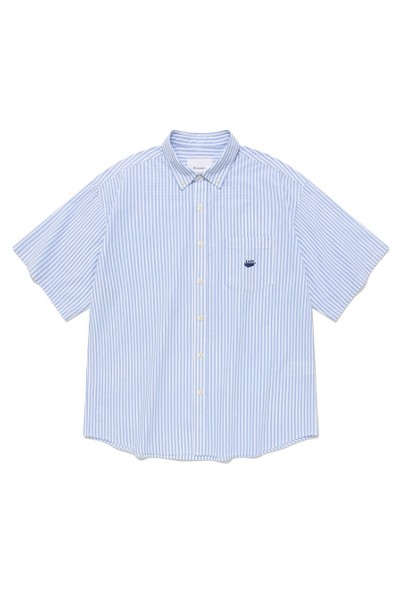 シャツ COVERNAT OAFORD STRIPE SHIRT SA074 COVERNAT OAFORD STRIPE SHIRT SA074