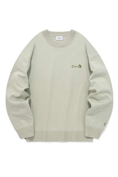 Covernat Unisex Half Zipup Sweatshirt Header Gray