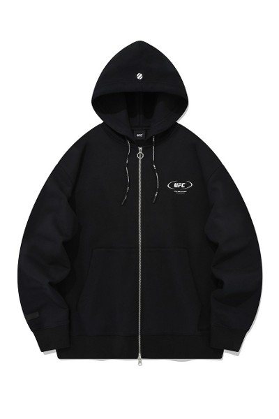[COVERNAT]★Boa Hoodie Zip-Up Covernat Unisex Boa Hoodie Zipup Black | Hooded for Men
